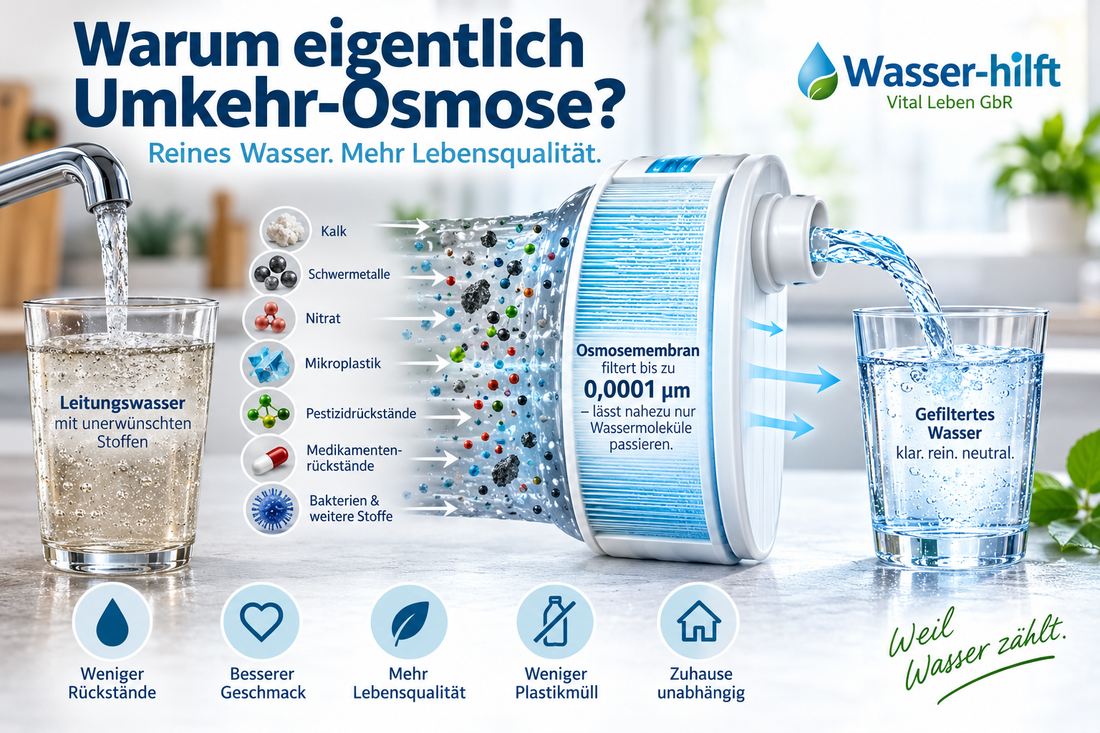 Warum eigentlich Umkehr-Osmose? Und was sind Vorteile einer Umkehrosmoseanlage?