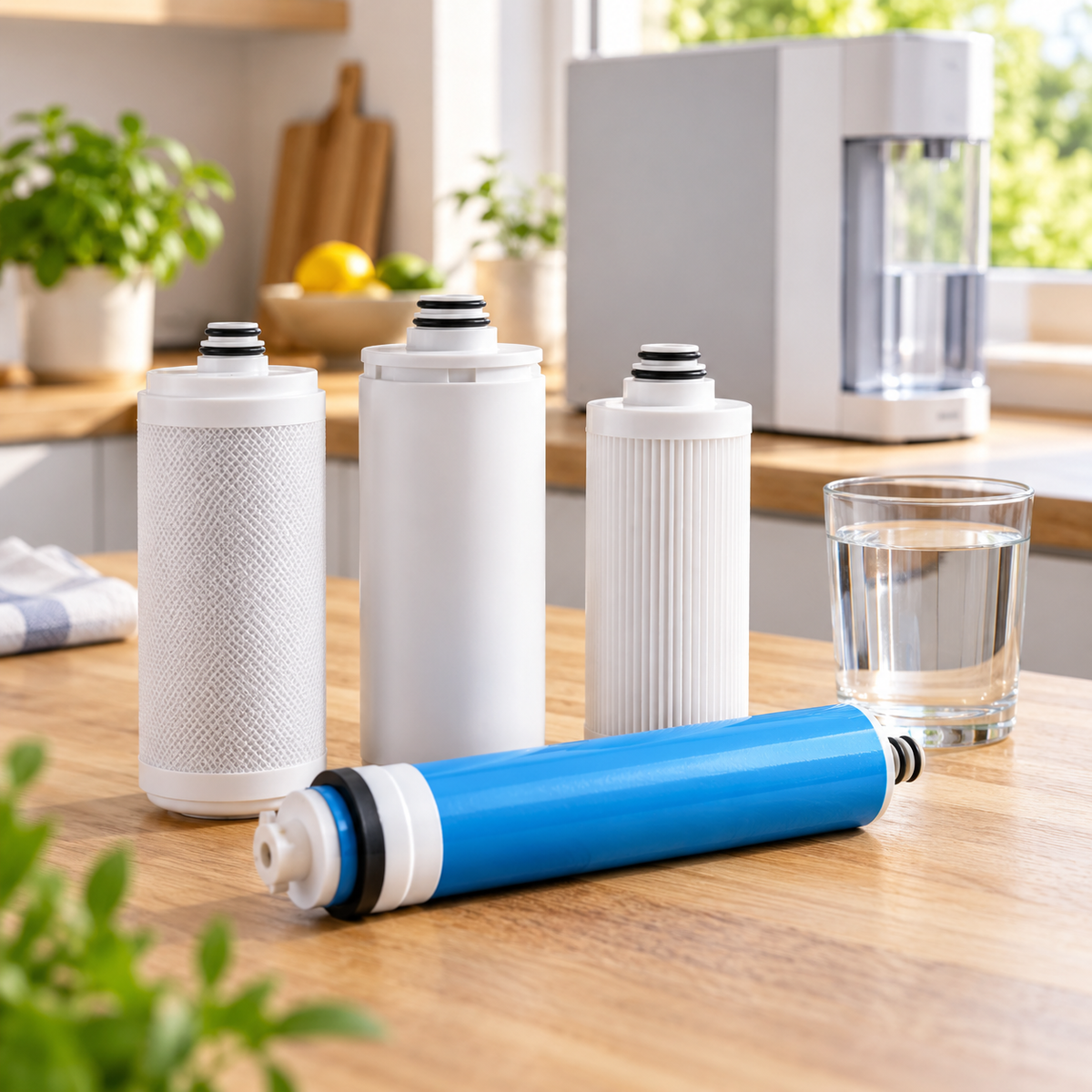 Ersatzfilter & Membranen für Auftisch-Osmoseanlagen vital-RO