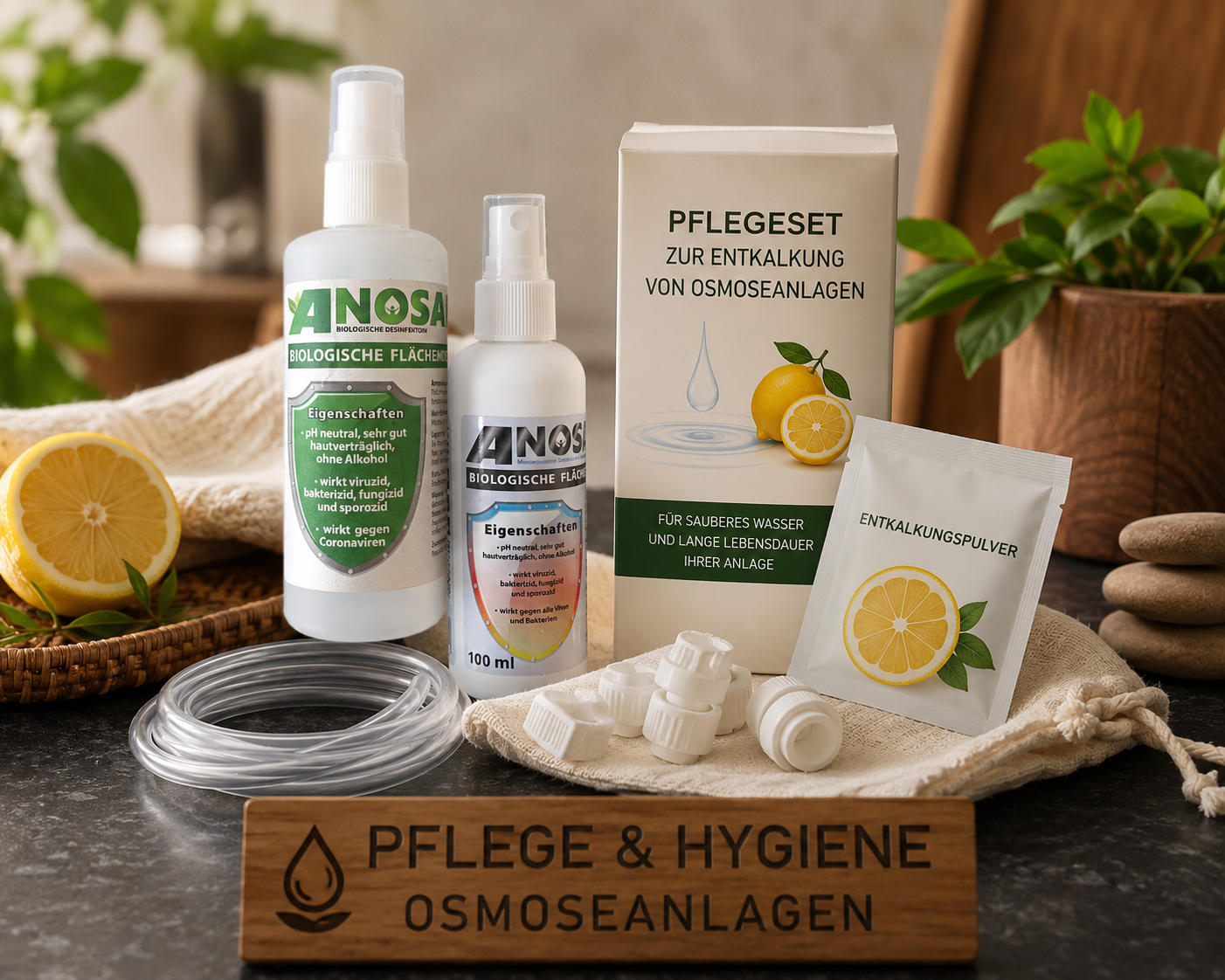 Pflege & Hygiene für Umkehrosmoseanlagen