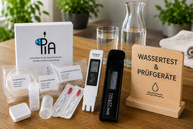 Wassertest & Prüfgeräte – TDS‑Meter & Keimtests - Qualitätskontrolle für hohe Trinkwasser-Qualität