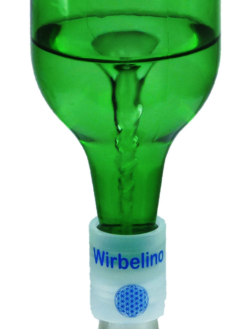 Wirbelino Wasserwirbler – manuelles Wasser strukturieren für Glasflaschen