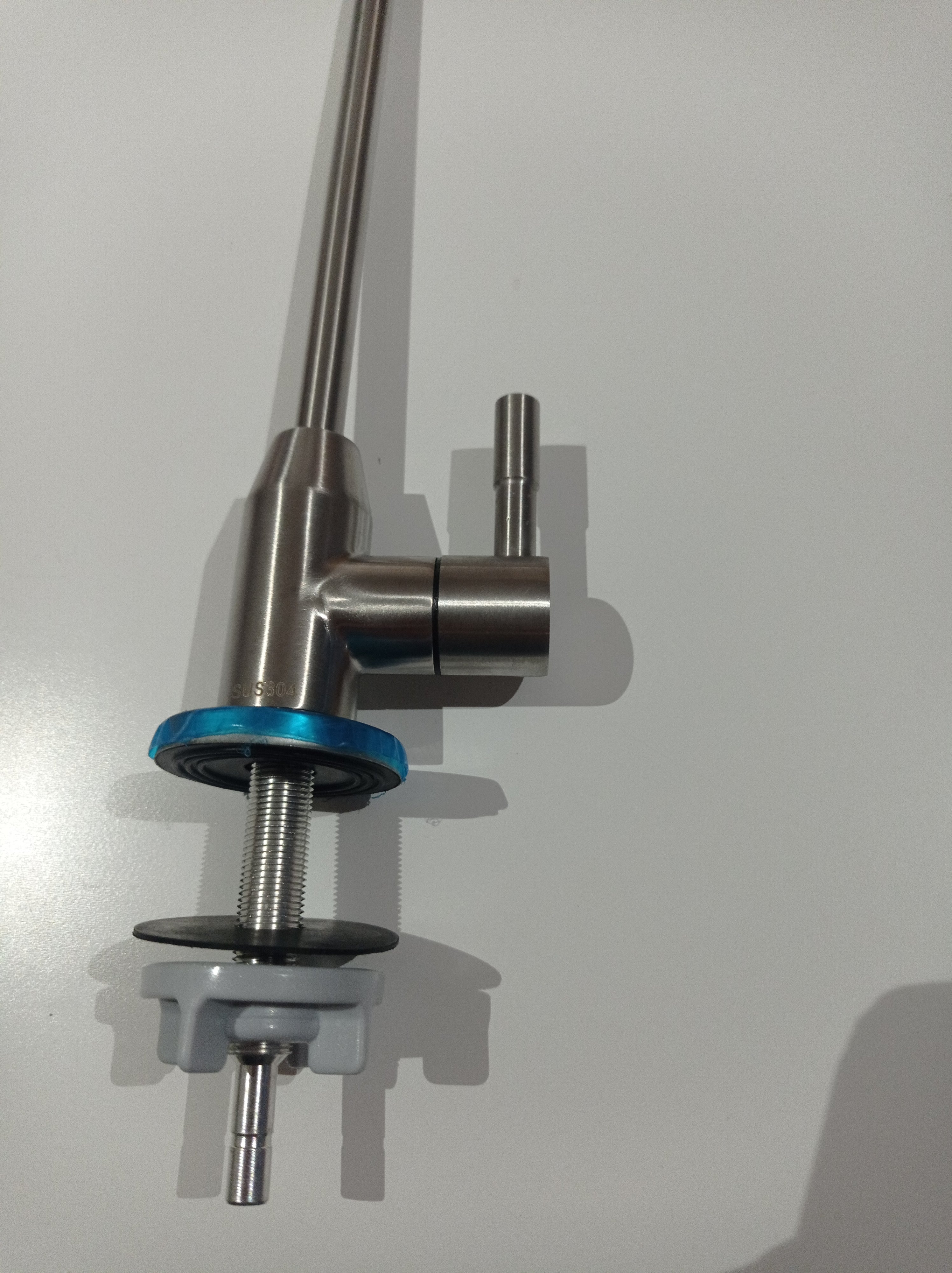 Osmose-Wasserhahn aus Edelstahl für 1/4" oder 3/8" Zoll Anschluss