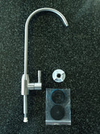 Osmose-Wasserhahn aus Edelstahl für 1/4" oder 3/8" Zoll Anschluss