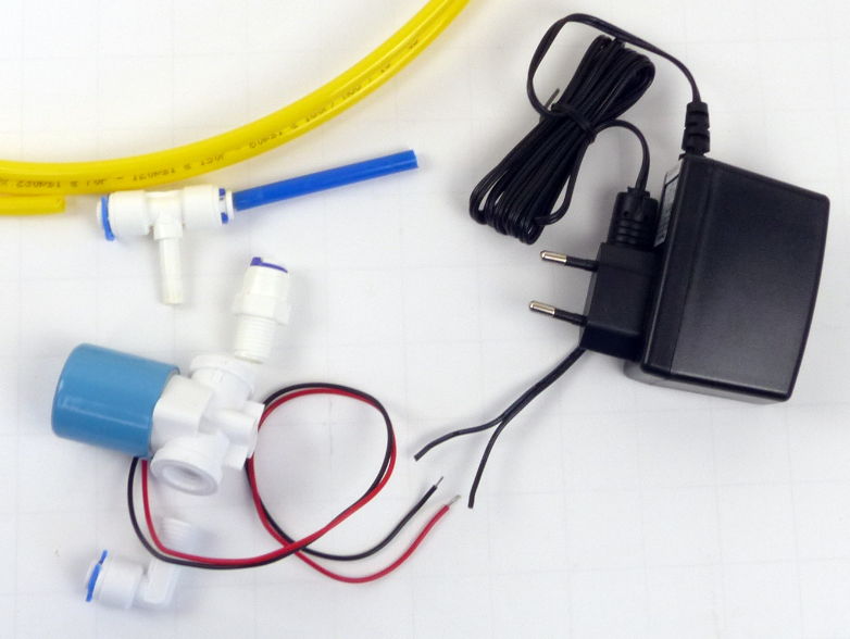 Die Wassersparende: 5‑stufige Osmose-Anlage mit Permeatpumpe und Tank ~  vital-RO-permeat-5m
